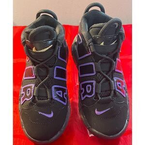 NIKE AIR MORE UPTEMPO  GS PURPLE  BLAST SIZE 10C Toddler DX5954-001. NEW
